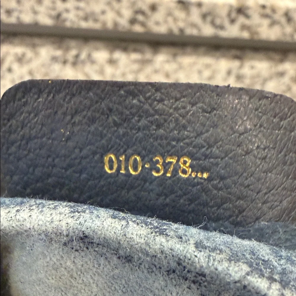 ✨Authentic! Gucci Beige and Navy Shoulder Bag PROJECT BAG!!!!!✨ - Picture 7 of 7